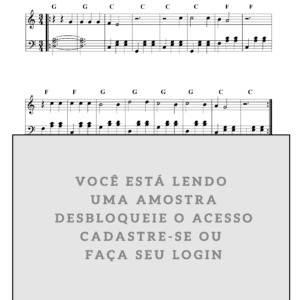 Partituras Musicais para Orgão e Teclado. - Outra Partitura da música  Infantil: Cai, cai balão!!